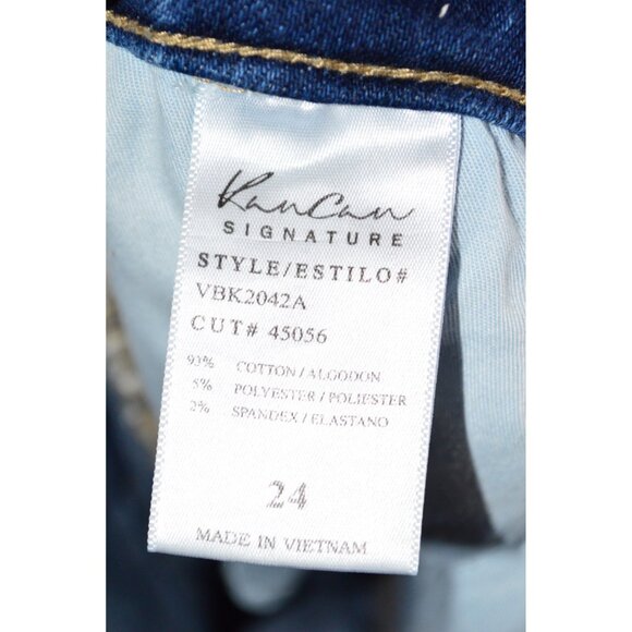 KanCan Women's Skinny Mid-Rise Ankle Skinny Jeans Women's Size 24 Distressed - Picture 5 of 6